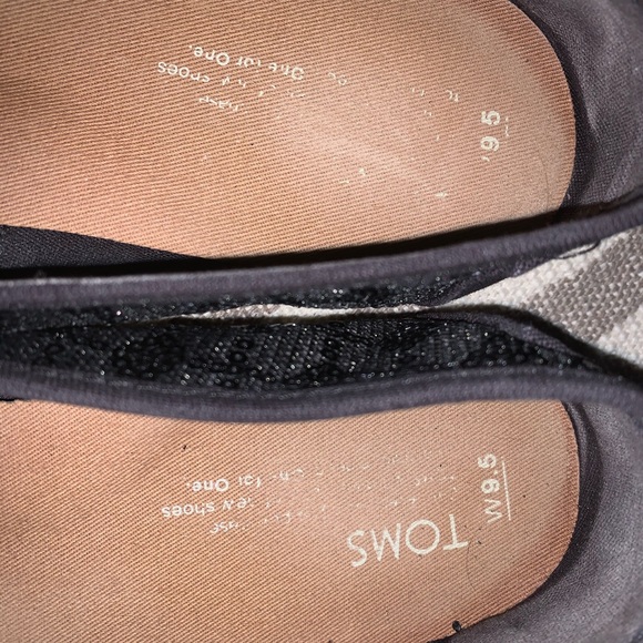Black glitter TOMS - Picture 2 of 2
